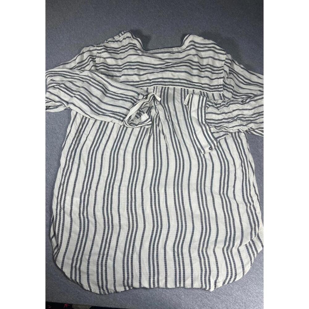 Lucky Brand Women's Striped Button-Up Blouse, Size Large Lucky Brand Womans - Picture 5 of 5